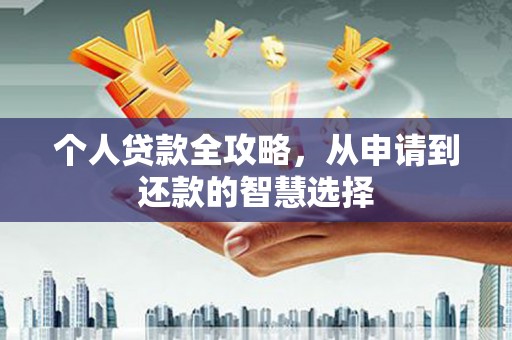 白河个人贷款全攻略，从申请到还款的智慧选择