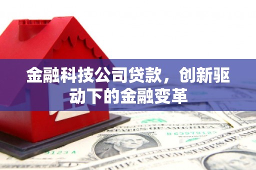 白河金融科技公司贷款，创新驱动下的金融变革