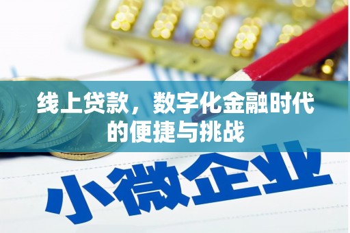 白河线上贷款，数字化金融时代的便捷与挑战