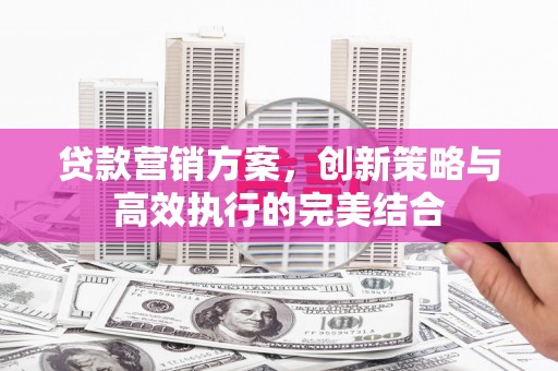 白河贷款营销方案，创新策略与高效执行的完美结合