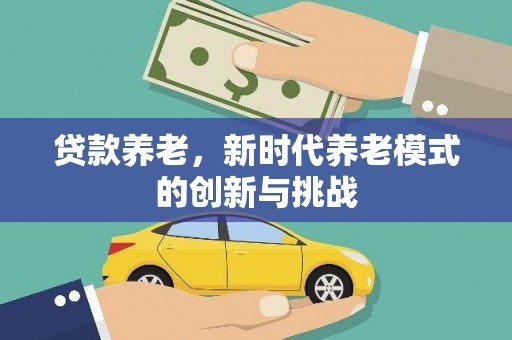 白河贷款养老，新时代养老模式的创新与挑战