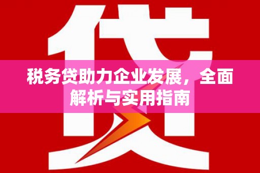 白河税务贷助力企业发展，全面解析与实用指南