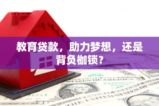 白河教育贷款，助力梦想，还是背负枷锁？