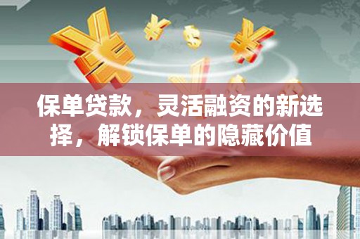 白河保单贷款，灵活融资的新选择，解锁保单的隐藏价值