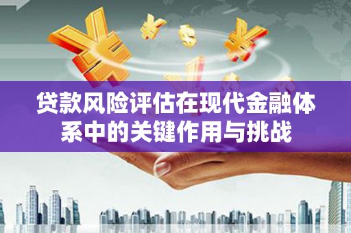 白河贷款风险评估在现代金融体系中的关键作用与挑战