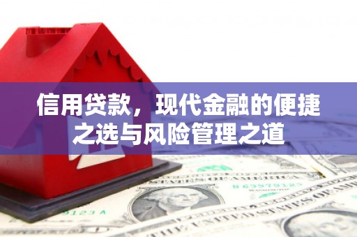 白河信用贷款，现代金融的便捷之选与风险管理之道