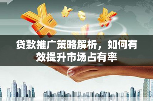 白河贷款推广策略解析，如何有效提升市场占有率