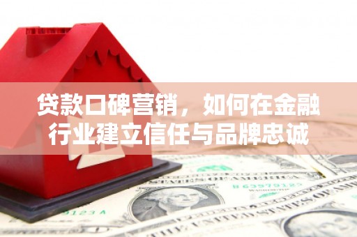 白河贷款口碑营销，如何在金融行业建立信任与品牌忠诚