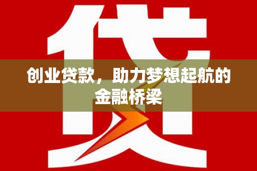 白河创业贷款，助力梦想起航的金融桥梁