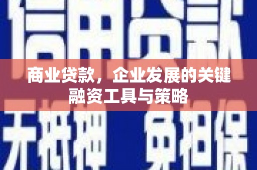 白河商业贷款，企业发展的关键融资工具与策略