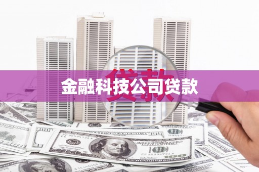 白河金融科技公司贷款