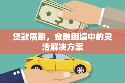 白河贷款展期，金融困境中的灵活解决方案
