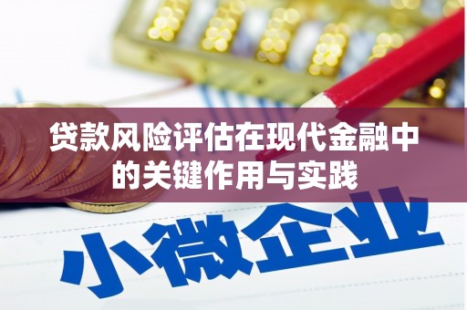 白河贷款风险评估在现代金融中的关键作用与实践