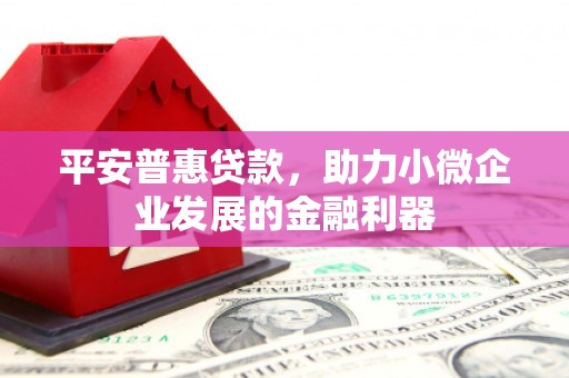 白河平安普惠贷款，助力小微企业发展的金融利器