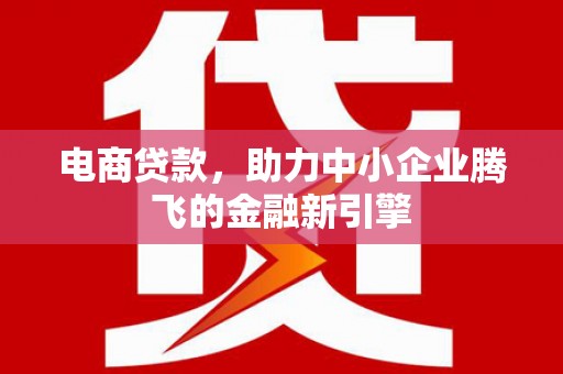 白河电商贷款，助力中小企业腾飞的金融新引擎