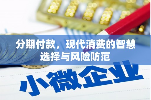 白河分期付款，现代消费的智慧选择与风险防范