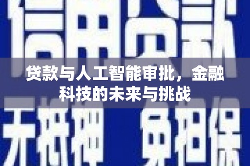 白河贷款与人工智能审批，金融科技的未来与挑战