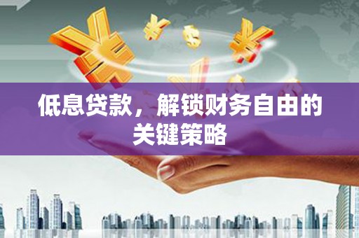 白河低息贷款，解锁财务自由的关键策略
