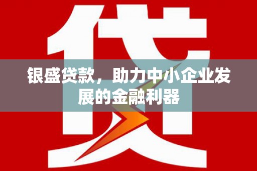 白河银盛贷款，助力中小企业发展的金融利器
