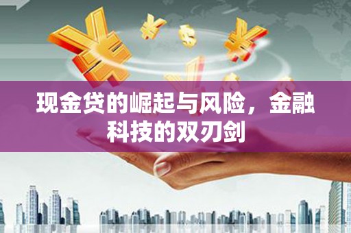 白河现金贷的崛起与风险，金融科技的双刃剑