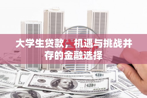 白河大学生贷款，机遇与挑战并存的金融选择