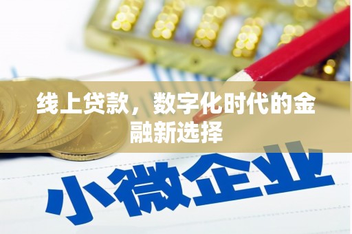 白河线上贷款，数字化时代的金融新选择