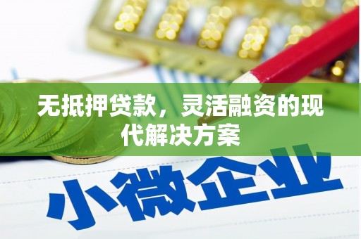 白河无抵押贷款，灵活融资的现代解决方案