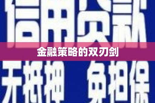 白河金融策略的双刃剑