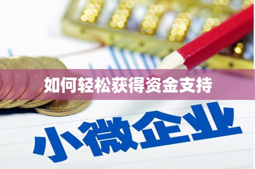 白河如何轻松获得资金支持