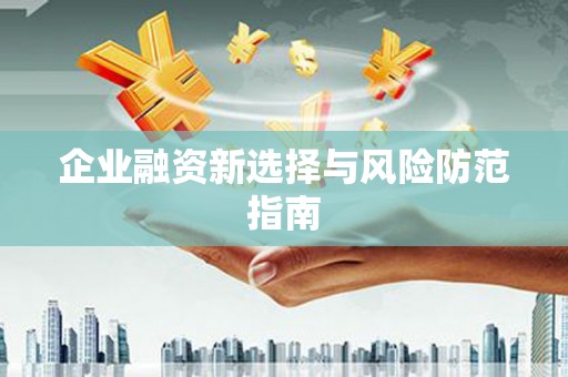白河企业融资新选择与风险防范指南