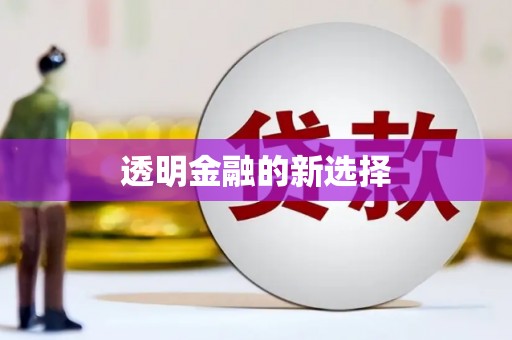 白河透明金融的新选择