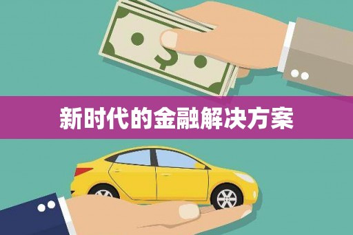 白河新时代的金融解决方案