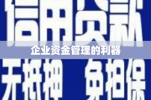 白河企业资金管理的利器